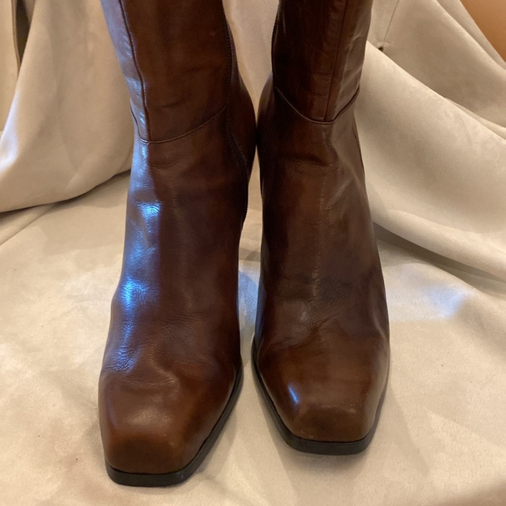 BIG SALE!!! Vintage Nine West Bordeaux Ankle Boots Chic Hippie Size 8.5 | 4 in